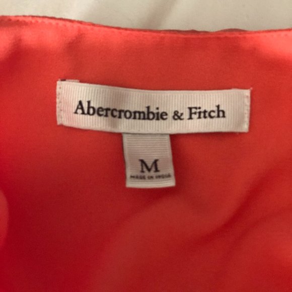 Abercrombie & Fitch | Flowy Coral Dress (size M) - Picture 8 of 11